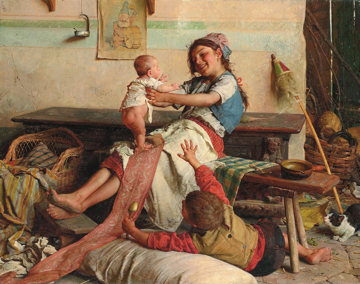 Bratrská náklonnost; Bratrská náklonnost, c. 1900 od Gaetano Chierici