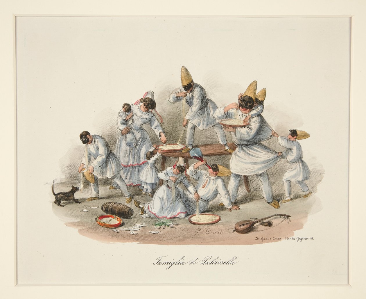 Rodina Pulcinella od Gaetano Dura