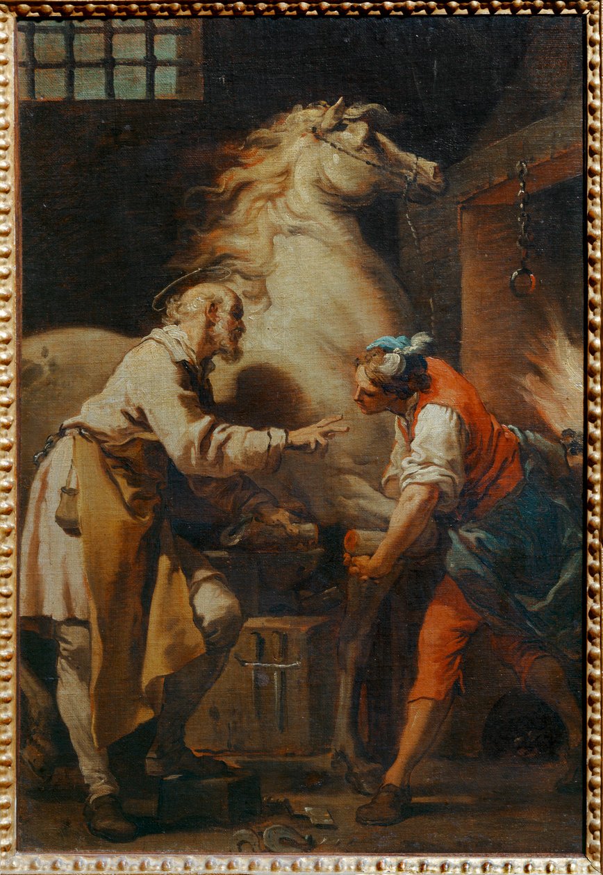 Le Miracle de saint Eloi - Zázrak svatého Eligiuse... od Gaetano Gandolfi