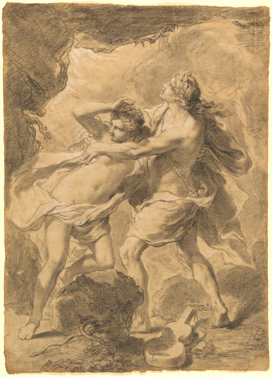 Orfeus a Eurydika od Gaetano Gandolfi