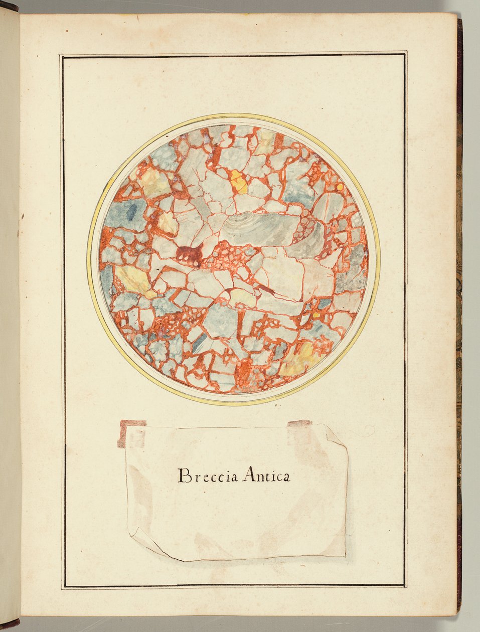 Breccia Antica, z různých druhů kamene, Itálie od Gaetano Piccini
