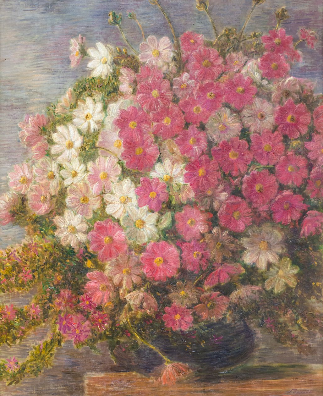 Jiřinky od Gaetano Previati