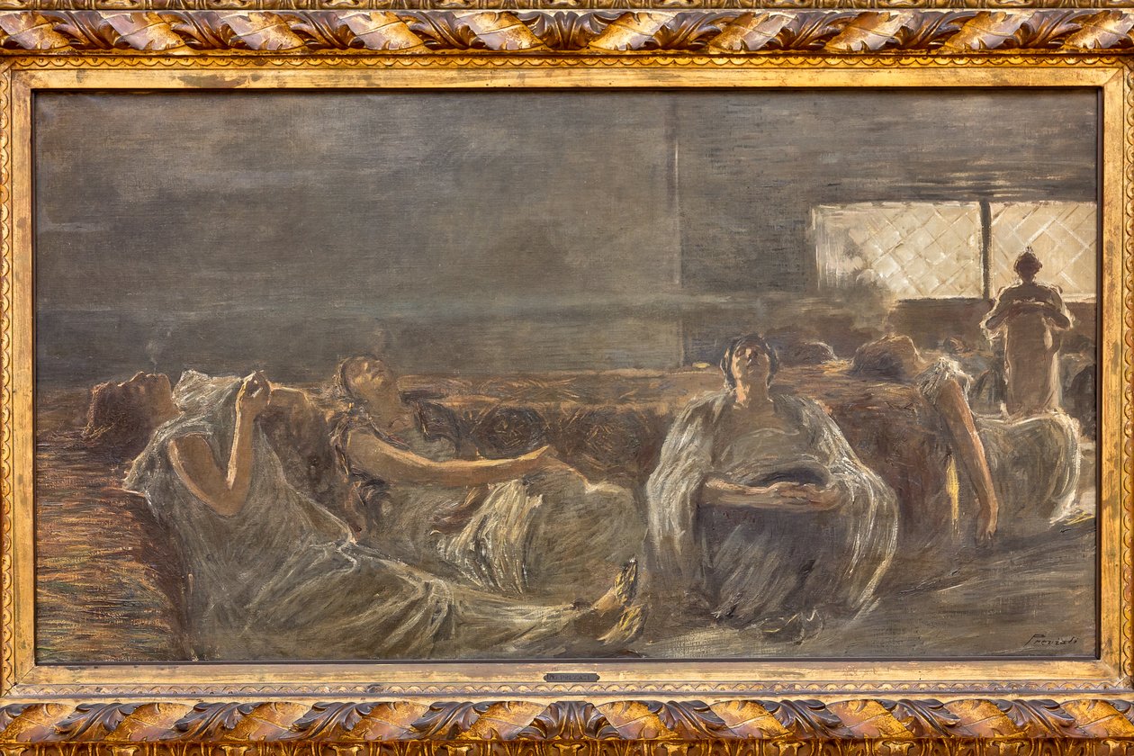 Hašiš: kuřáci opia od Gaetano Previati