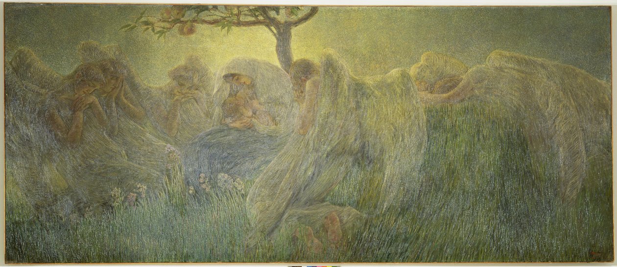 Mateřství, 1891 od Gaetano Previati