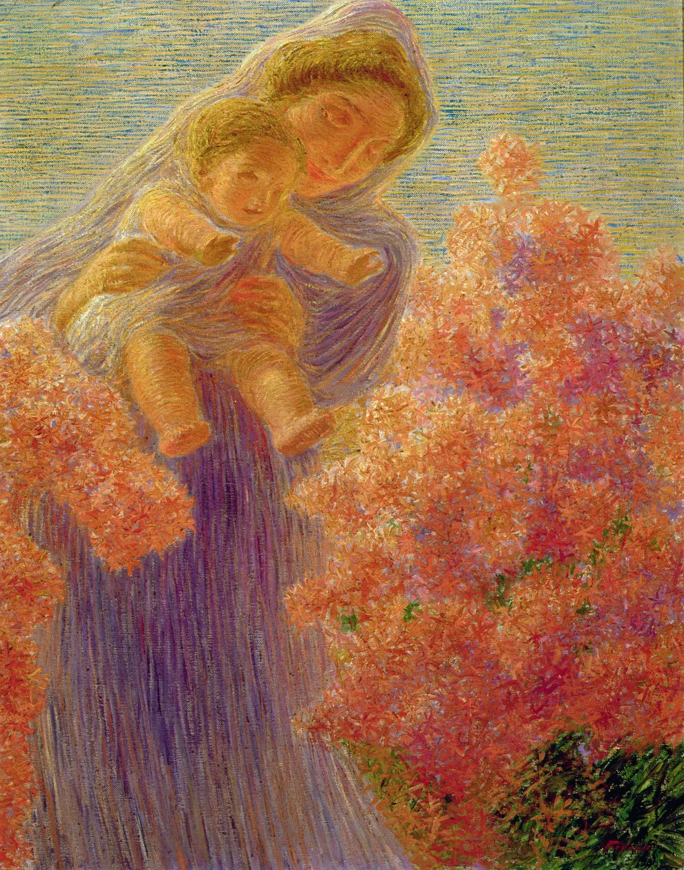 Matka a dítě od Gaetano Previati