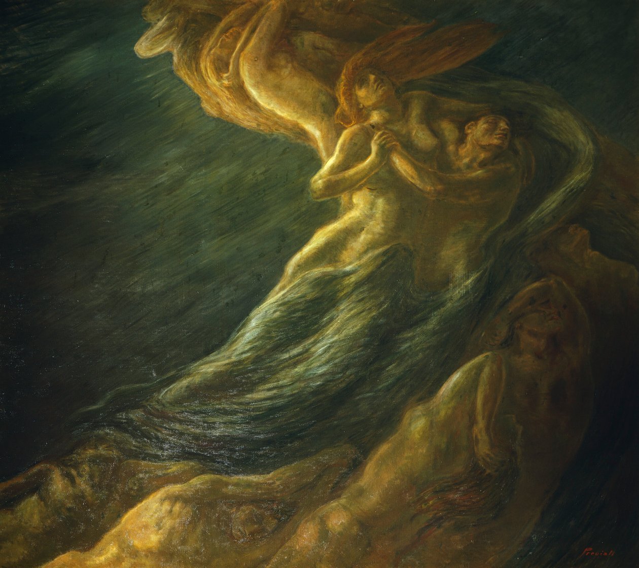 Paolo a Francesca od Gaetano Previati