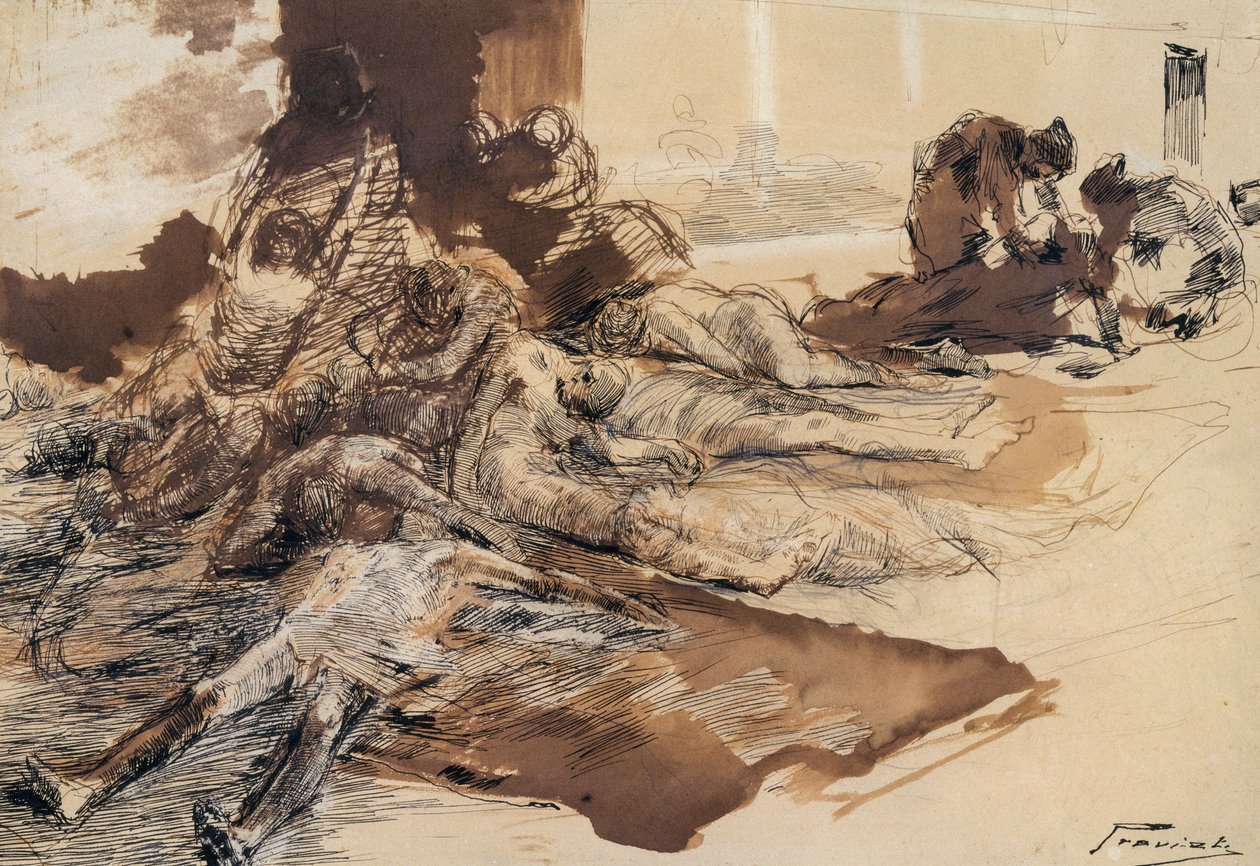 Studium moru od Gaetano Previati