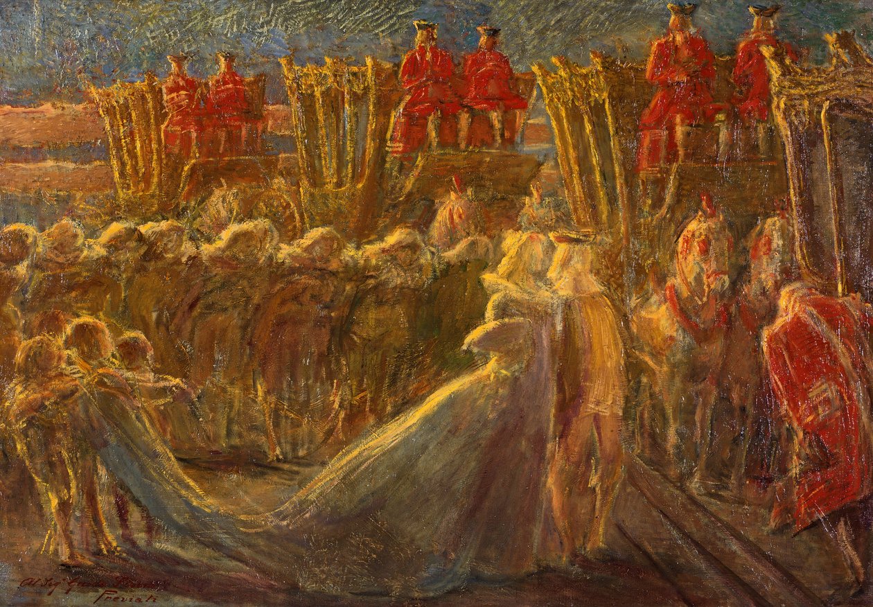 Král Slunce od Gaetano Previati