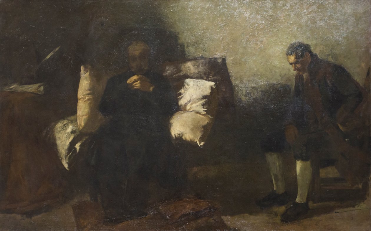 Poslední hodiny Carlo Alberto, Porto od Gaetano Previati