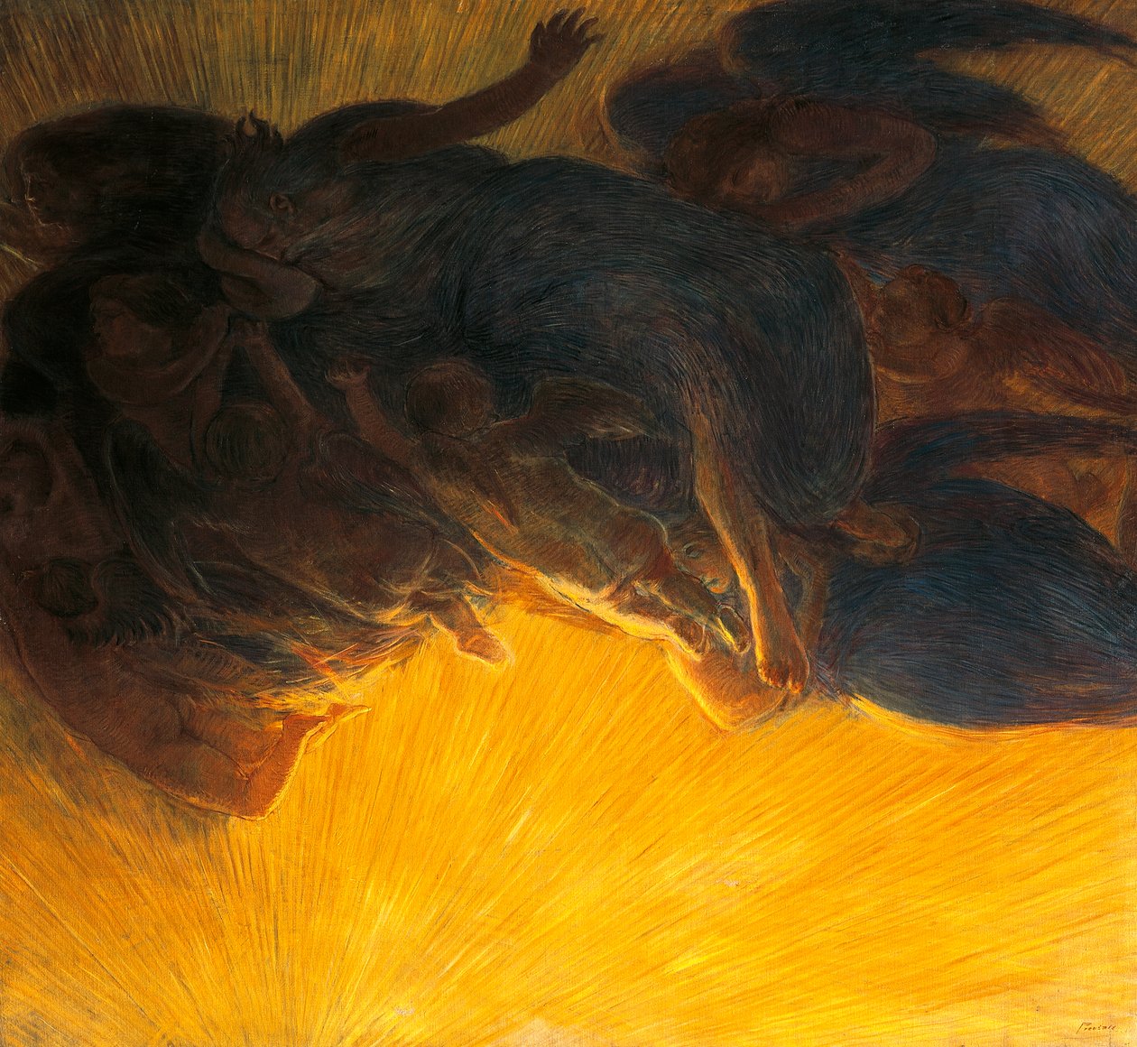 vytvoření světla od Gaetano Previati