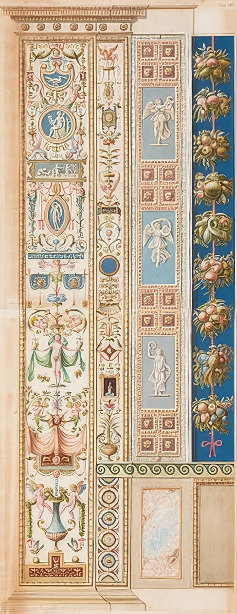 Pilastrová lodžie XII (ornament, který vyrůstá z nádoby) od Gaetano Savorelli
