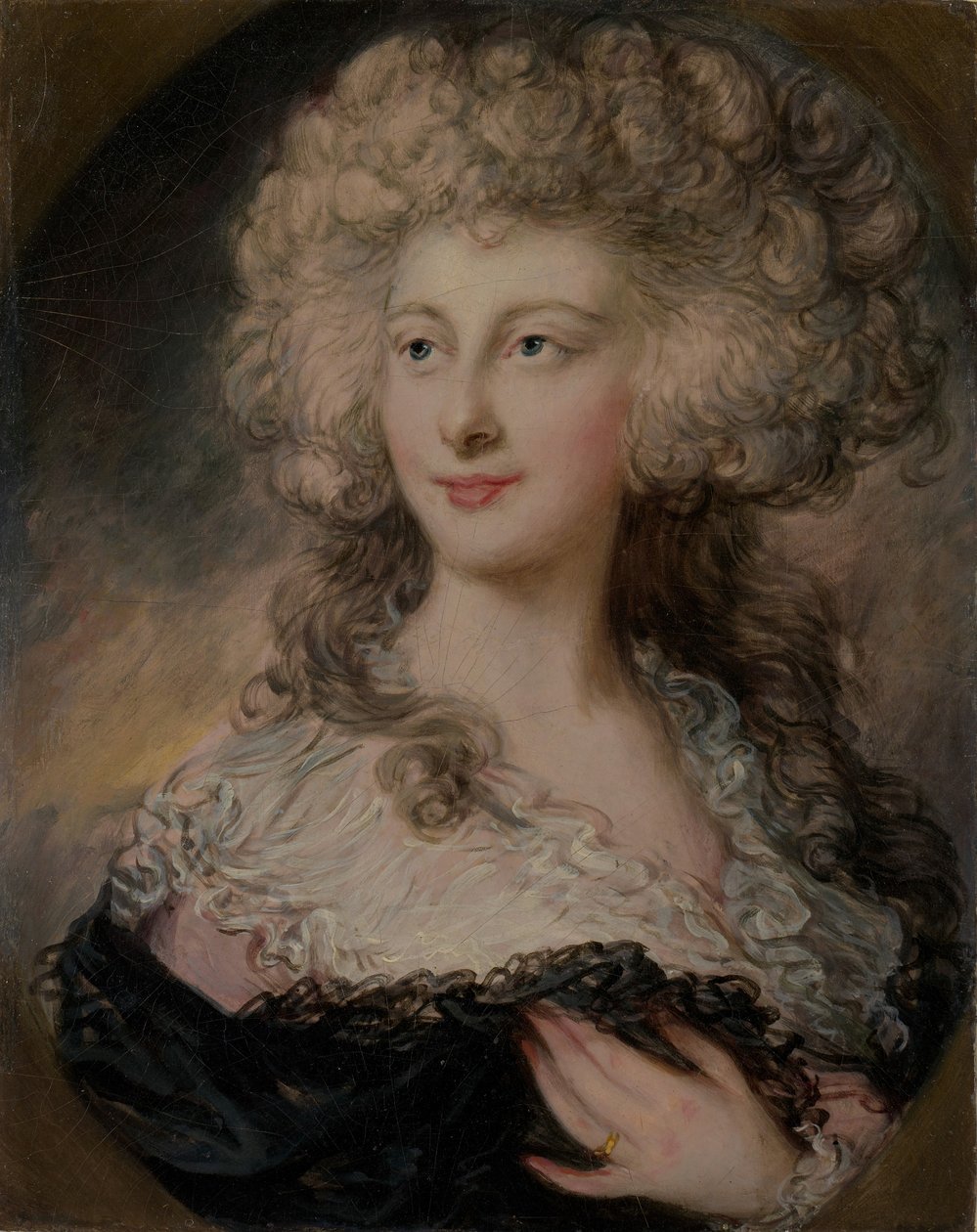 Anne Elizabeth Cholmley 1769-1788, pozdější lady Mulgrave. od Gainsborough Dupont