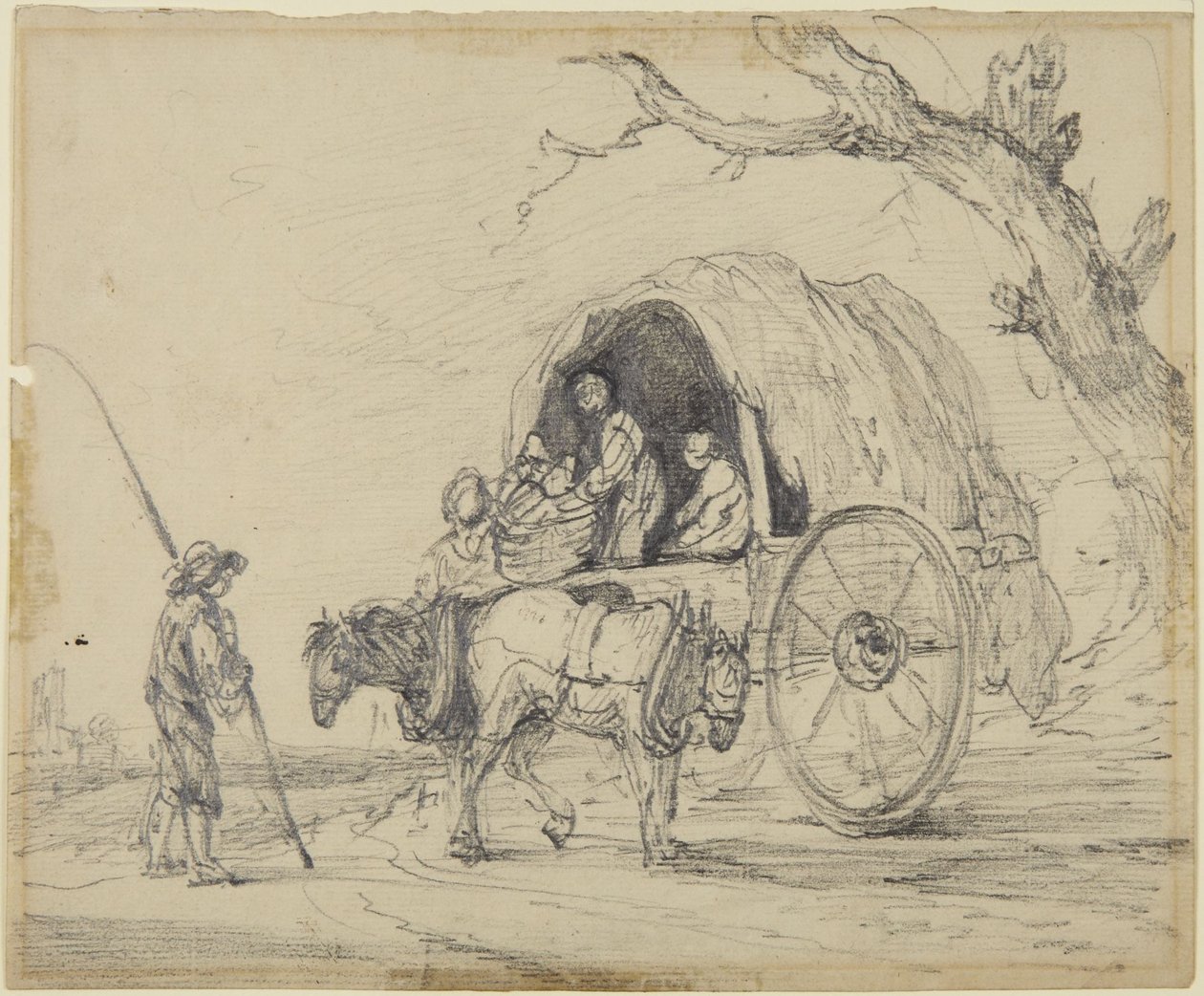 Chlapec, koně a vůz od Gainsborough Dupont