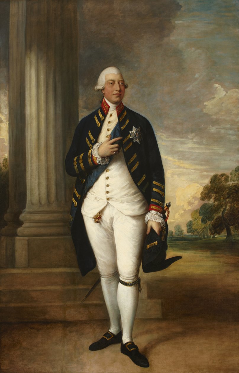 Jiří III, kolem roku 1790 od Gainsborough Dupont