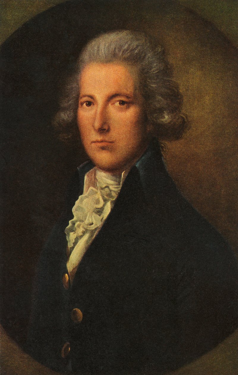 William Pitt - Portrét od Gainsborough Dupont