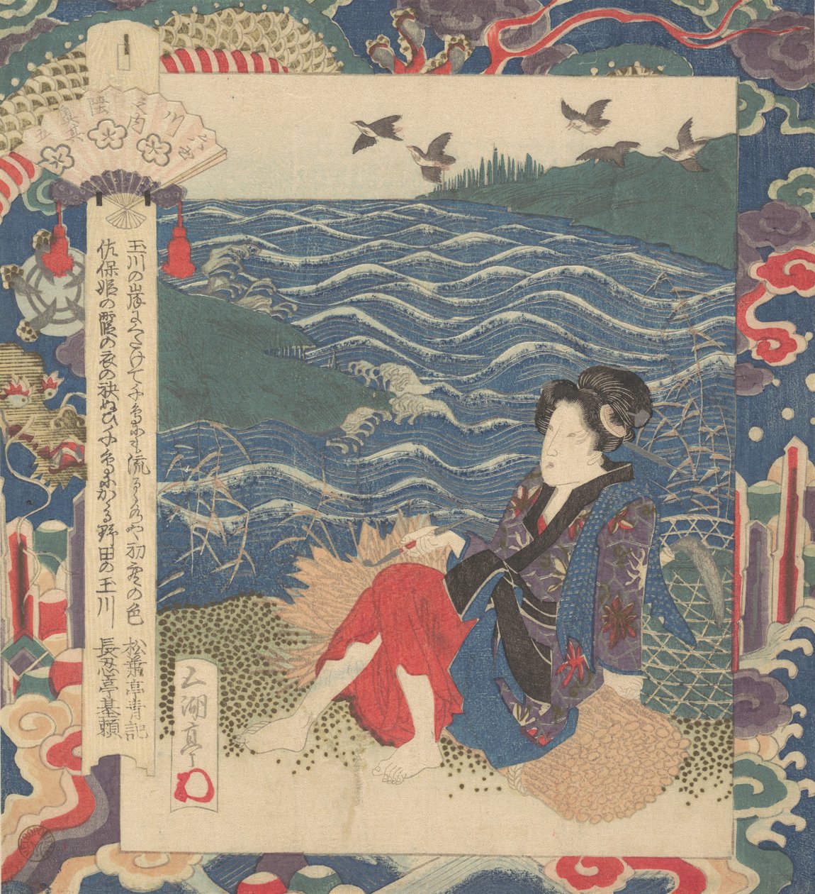 Tisk, cca. 1820. od Gakutei