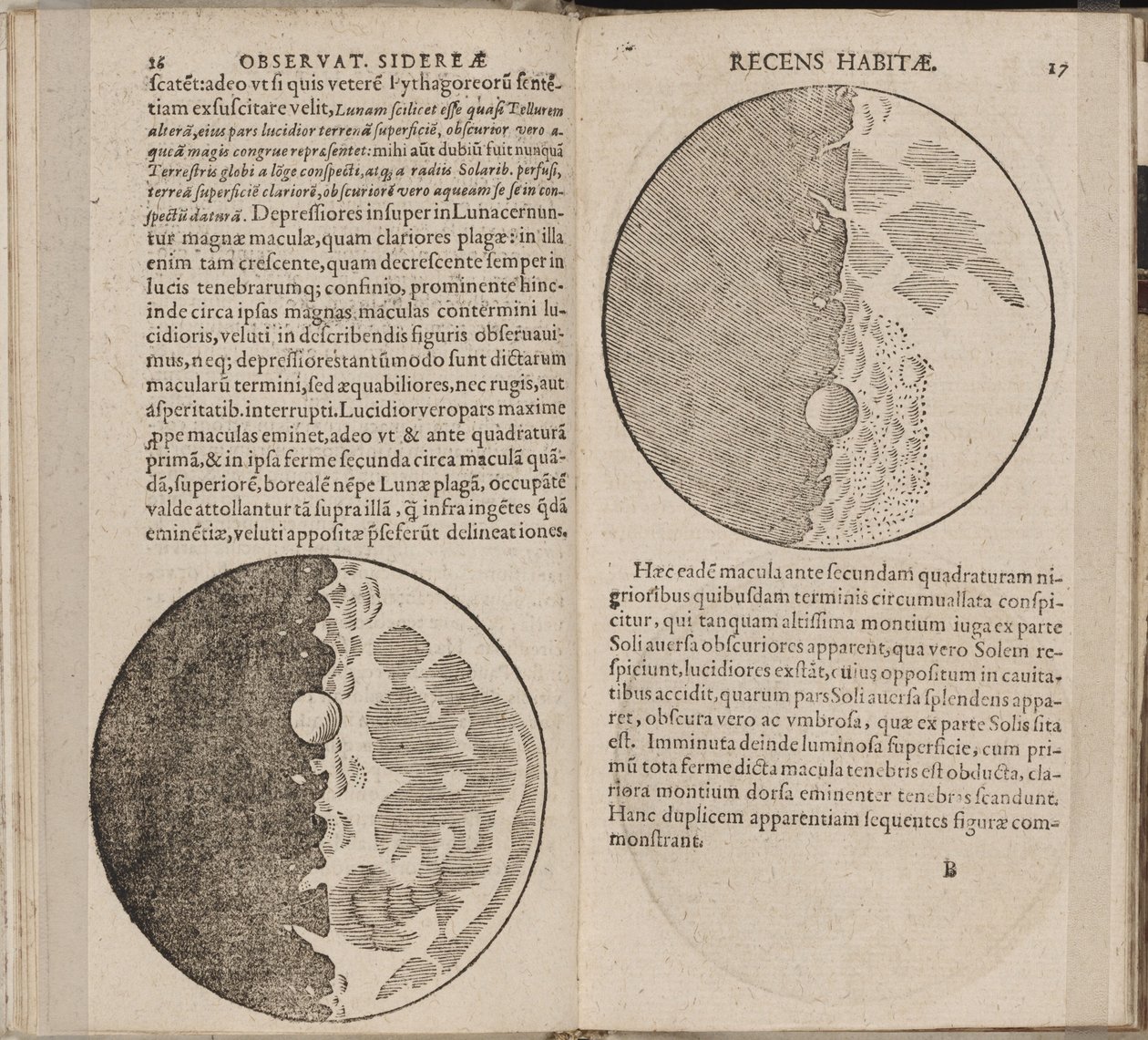 List knihy Sidereus Nuncius Hvězdný posel od Galilea Galilei, 1610 od Galileo Galilei