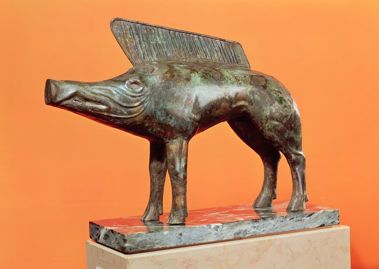 Divočák z Neuvy-en-Sullias (bronz) od Gallo Roman