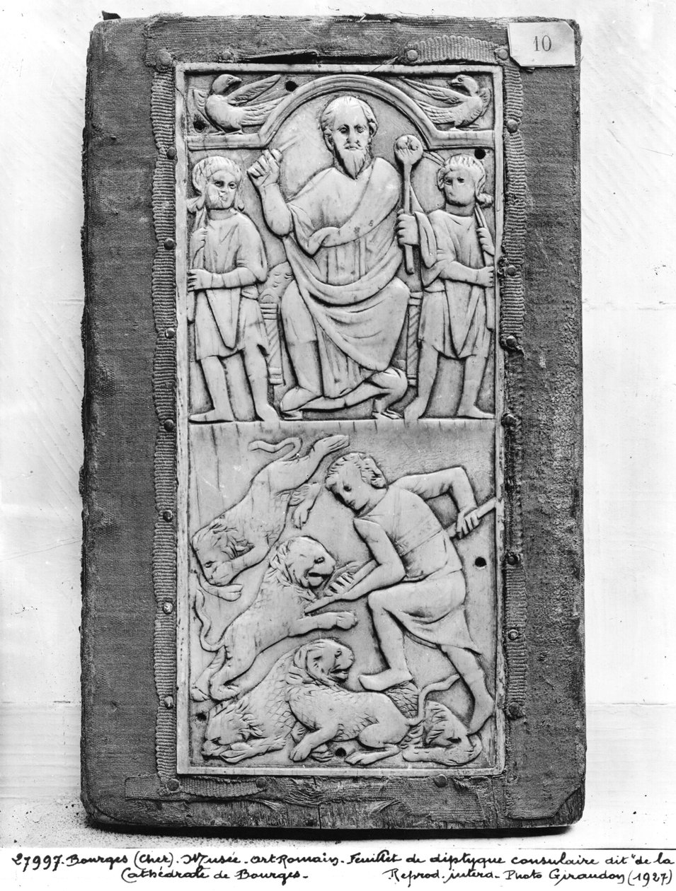 Aetiův konzulární diptych, pravý panel (viz také 213282) od Gallo Roman