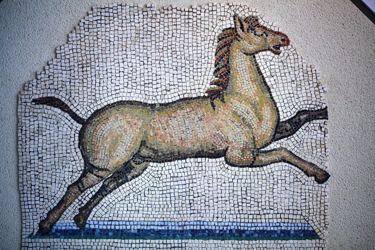 Římská mozaika od Gallo-Roman