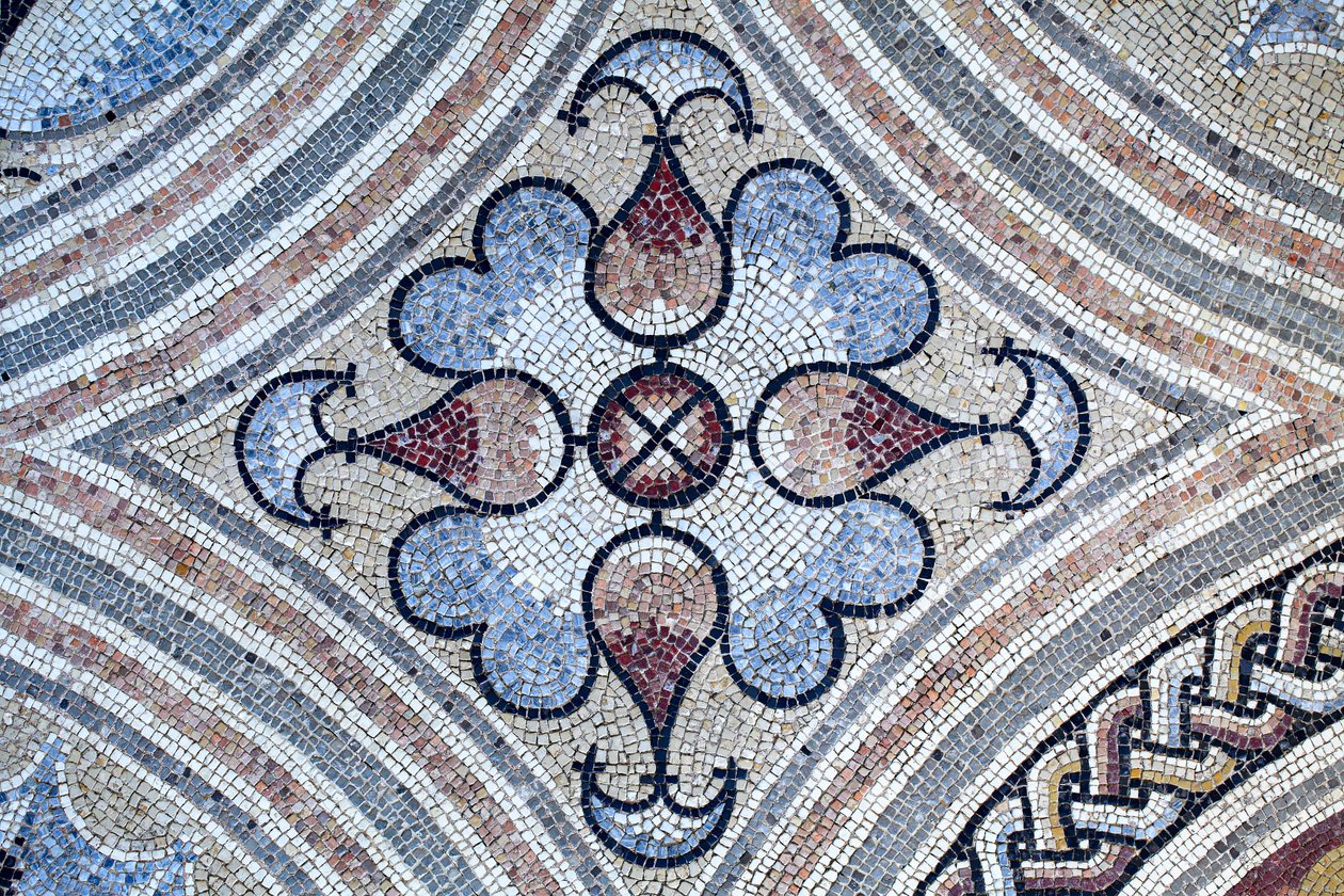 Římská mozaika od Gallo-Roman Gallo-Roman