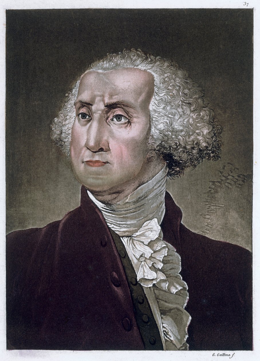 George Washington, první prezident Spojených států amerických, c1820 od Gallo Gallina