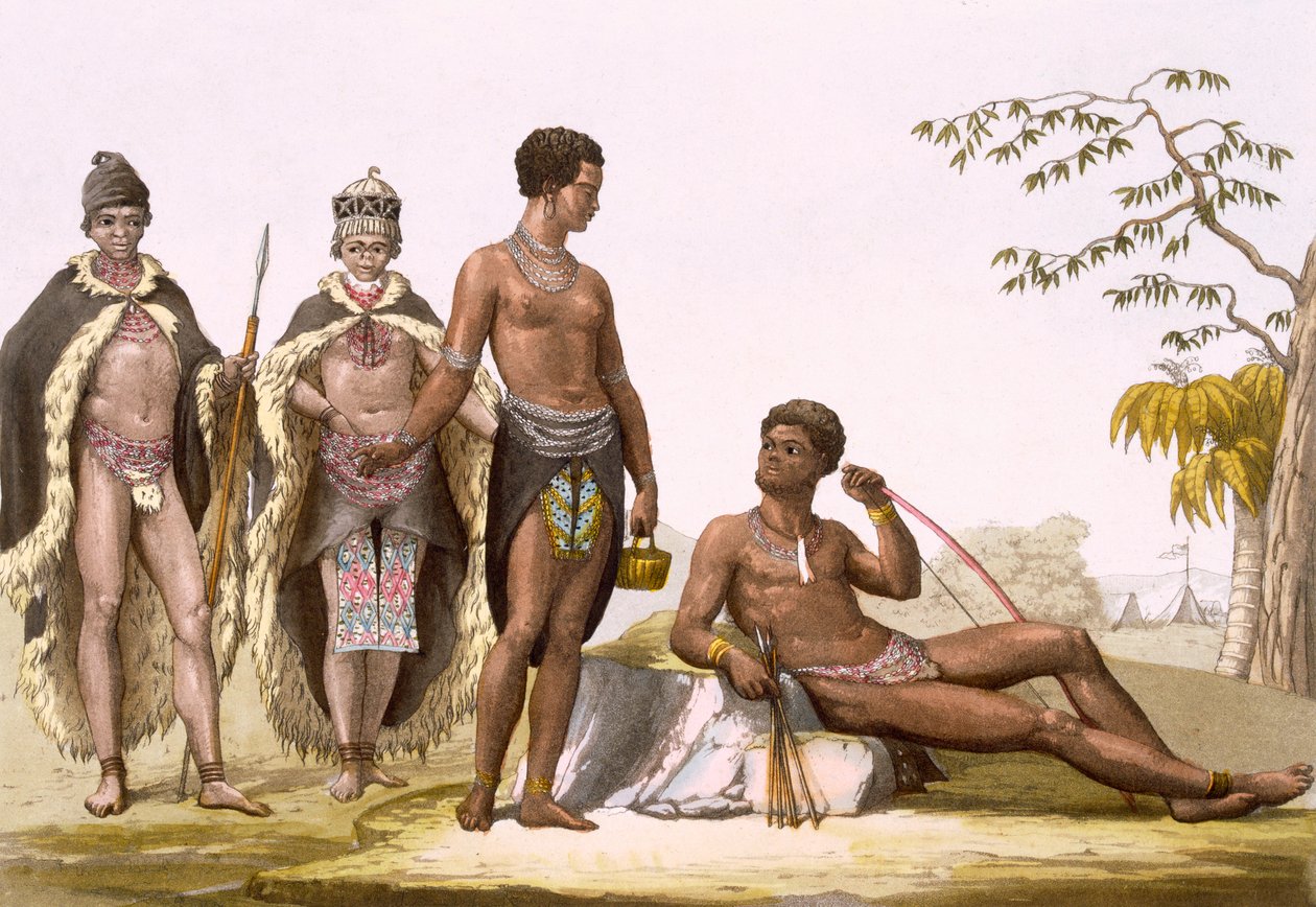 Vol II Gonqui Hottentots z Cape, c1820-39. od Gallo Gallina