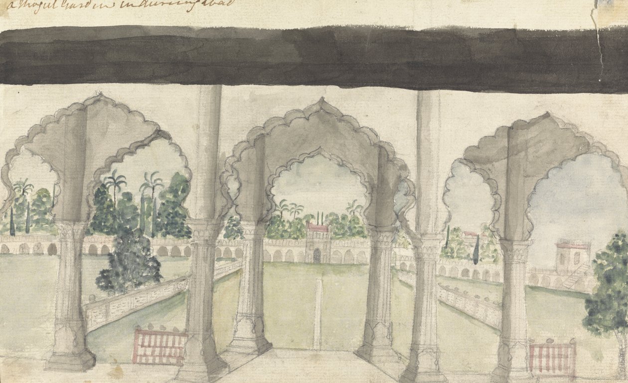 Zahrada Mongul v Aurangabadu od Gangaram Chintaman Tambat