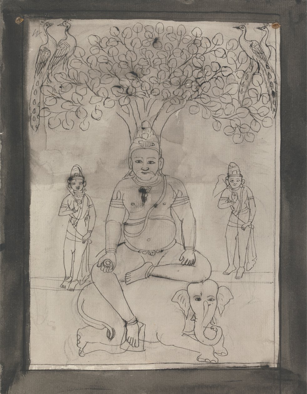Postava z Indus Sabha od Gangaram Chintaman Tambat