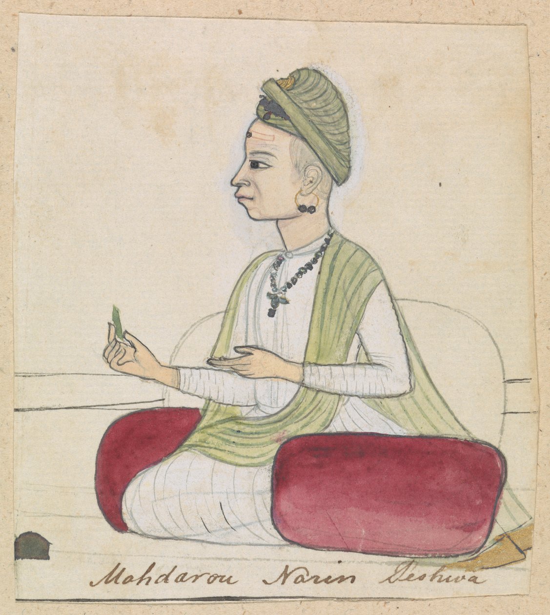 Mahdorou Narin Peshwa od Gangaram Chintaman Tambat