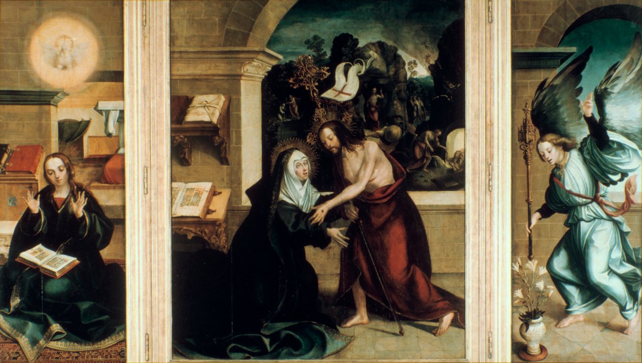 Zjevení Krista Panně, 1531. od Garcia Fernandes