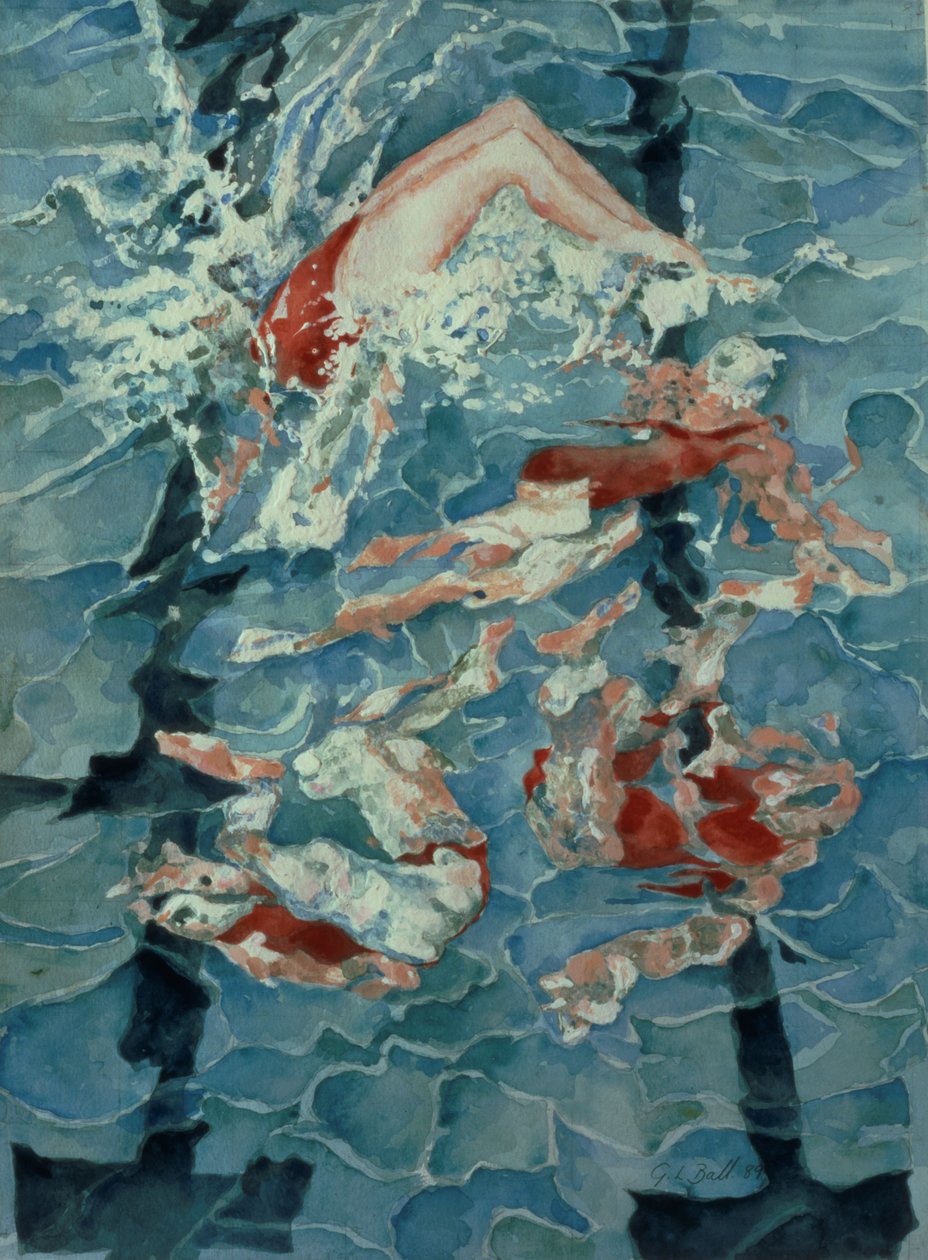 Synchronizované plavání, 1989 od Gareth Lloyd Ball