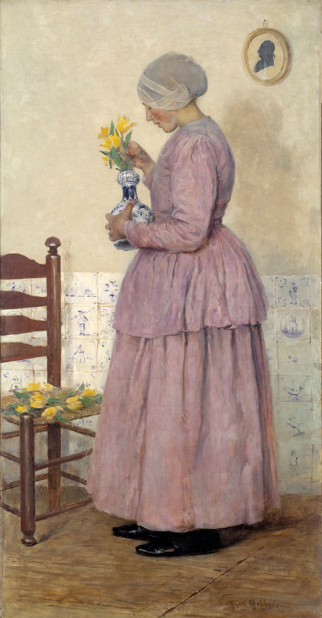 Aranžování tulipánů od Gari Melchers