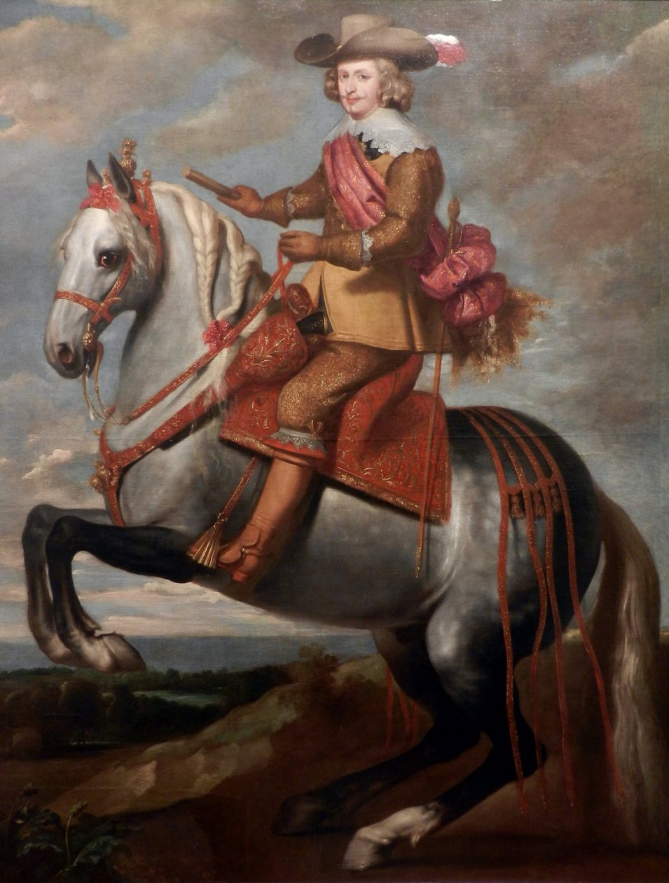 Jezdecký obraz kojence-kardinála Dona Fernanda Rakouska od Gaspar De Crayer