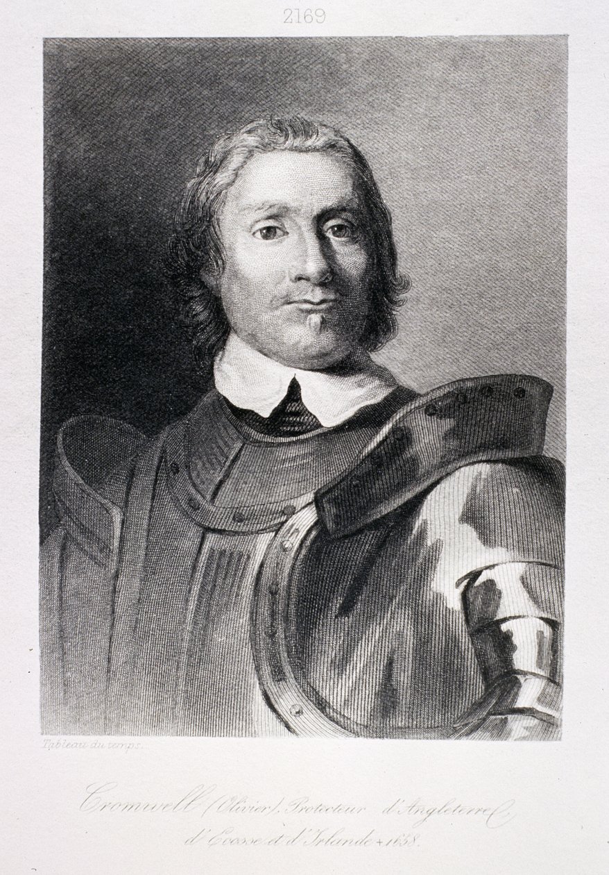 Oliver Cromwell (1599-1658), lord protektor Anglie, Skotska a Irska (viz také 38815) od Gaspar De Crayer