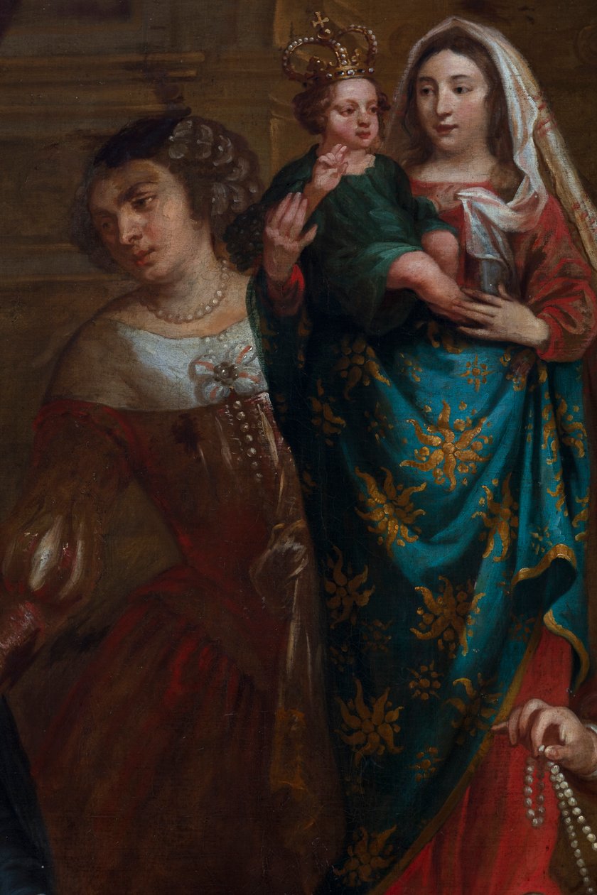 Arcivévodkyně Isabella Španělská, která dává své klenoty do baziliky svatého Martina v Halle od Gaspar De Crayer