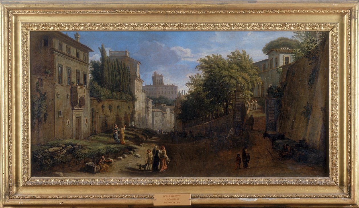 Přes Capo le Case od Gaspar van Wittel