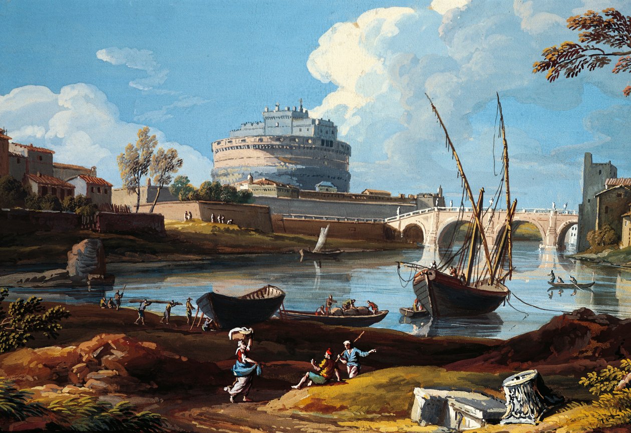 Tiber v Castel Sant