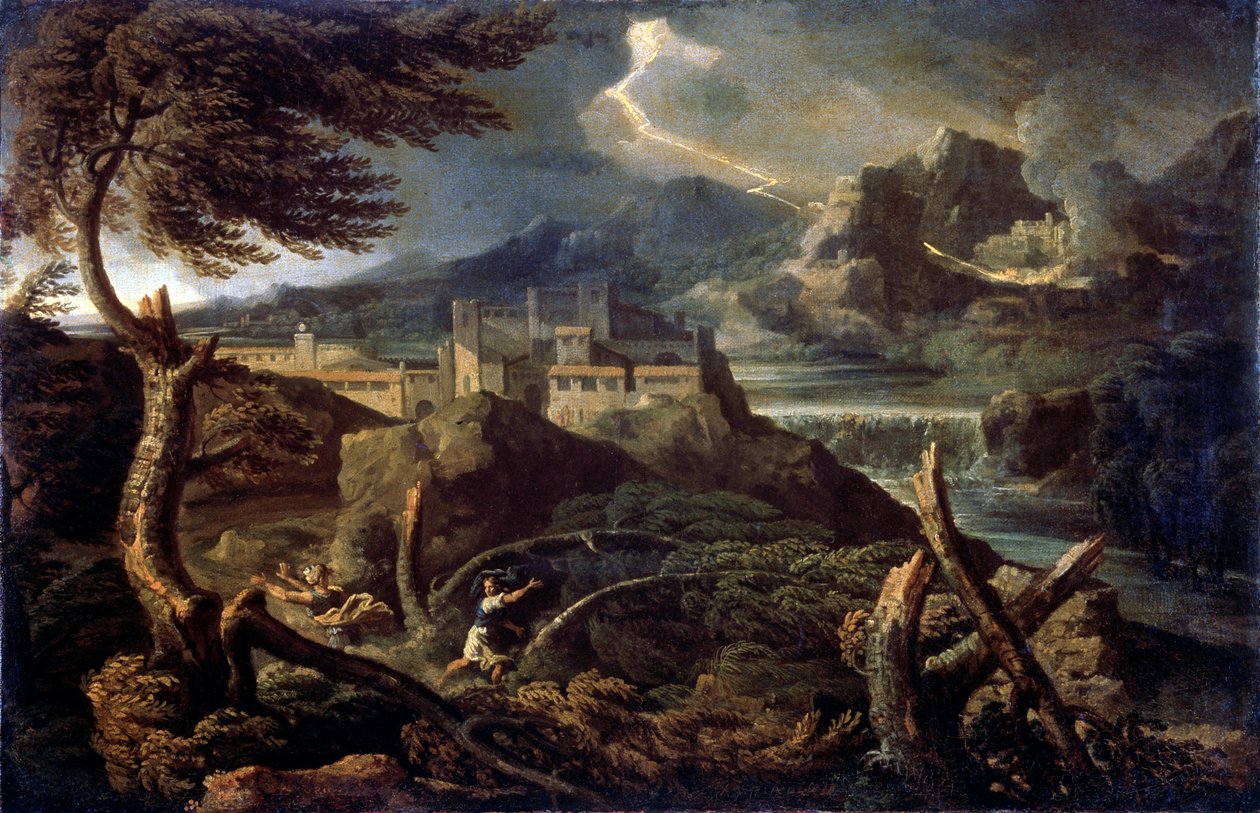 Krajina s bleskem, 1660 od Gaspard Dughet