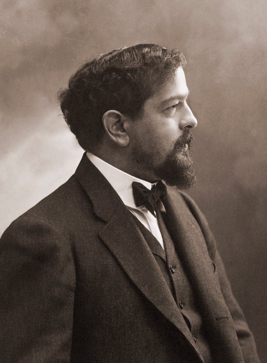 Francouzský skladatel (1862-1918) Claude Debussy - Portrét francouzského skladatele Clauda Debussyho (1862-1918) 1908 - foto Nadar. od Gaspard Felix Tournachon Nadar
