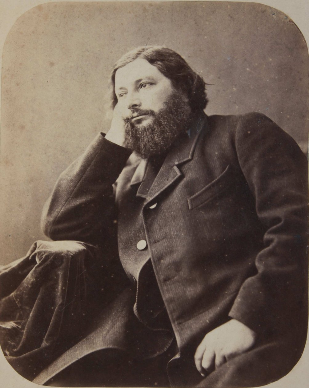 Gustave Courbet, cca 1866. od Nadar