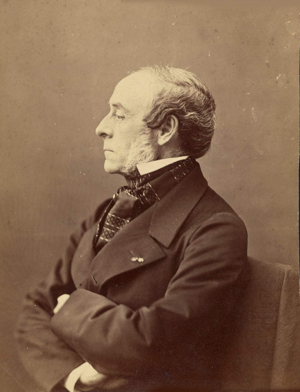 Portrét Ernesta Legouvého 1807-1903, 1861-1869. od Gaspard Félix Nadar