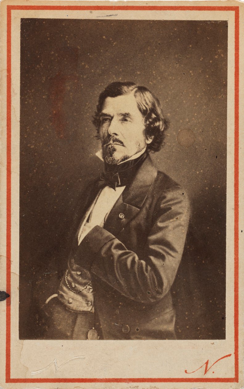 Portrét Eugena Delacroixe 1798-1863, 1858. od Gaspard Félix Nadar