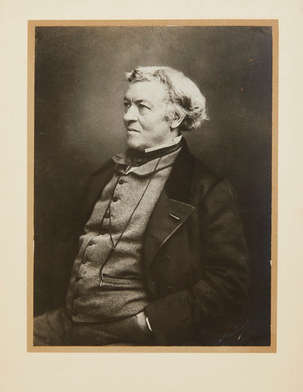 Portrét Jean-Baptiste Camille Corot 1796-1875, cca 1860. od Gaspard Félix Nadar