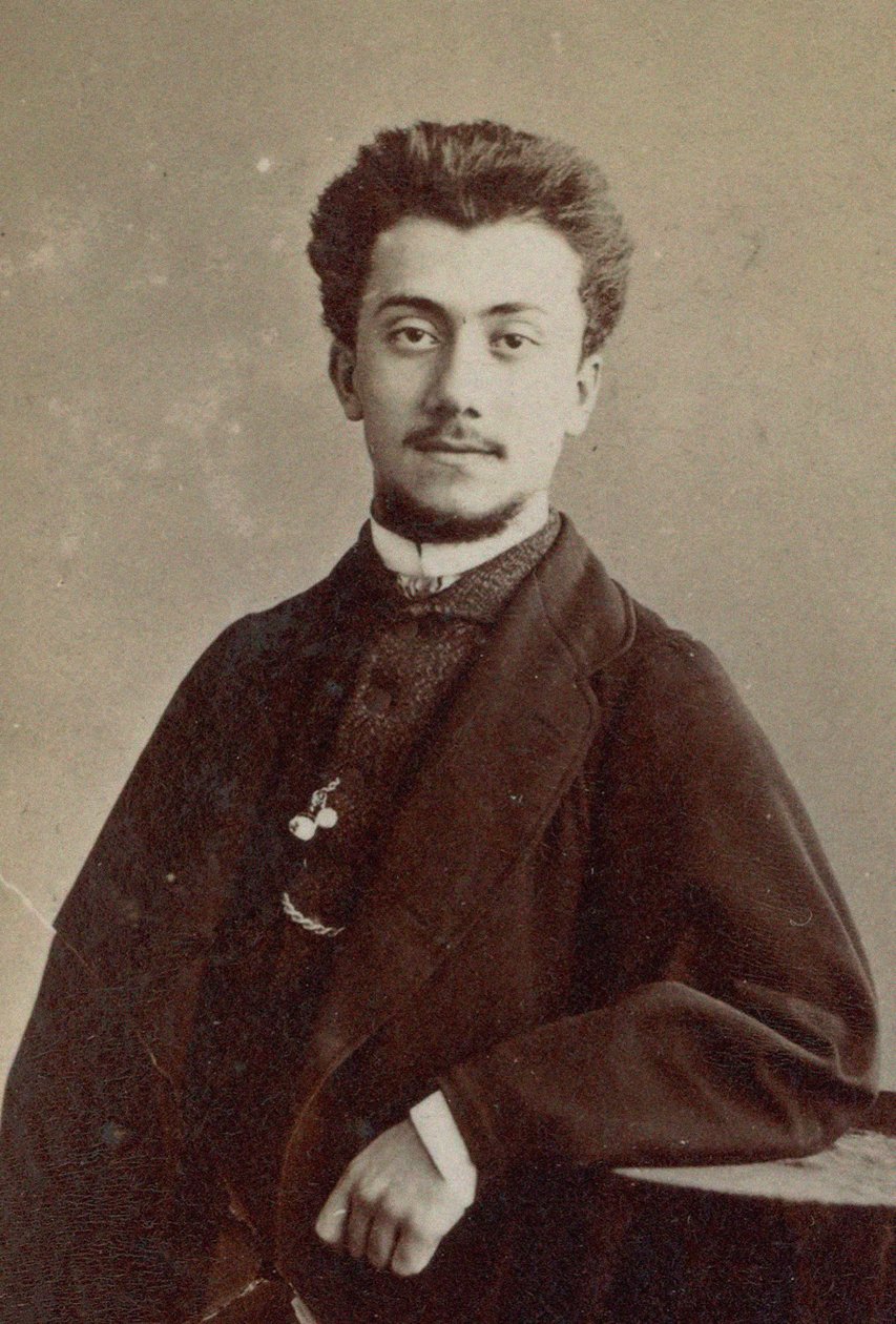 Portrét skladatele Alexandra Luiginiho 1850-1906. od Gaspard Félix Nadar