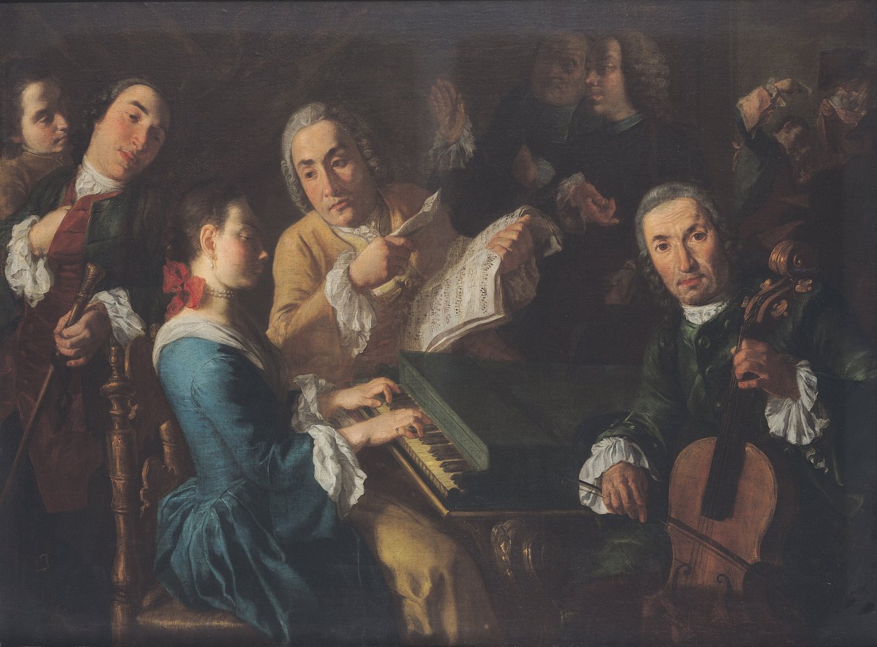 Koncert, kolem roku 1755 od Gaspare Traversi