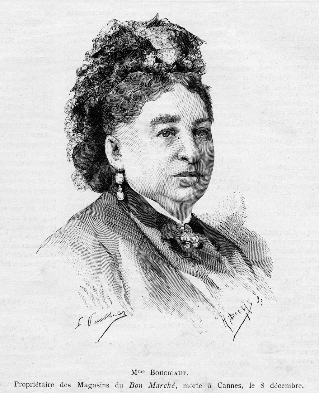 Marguerite Boucicaut, 1887 od Gaston Vuillier