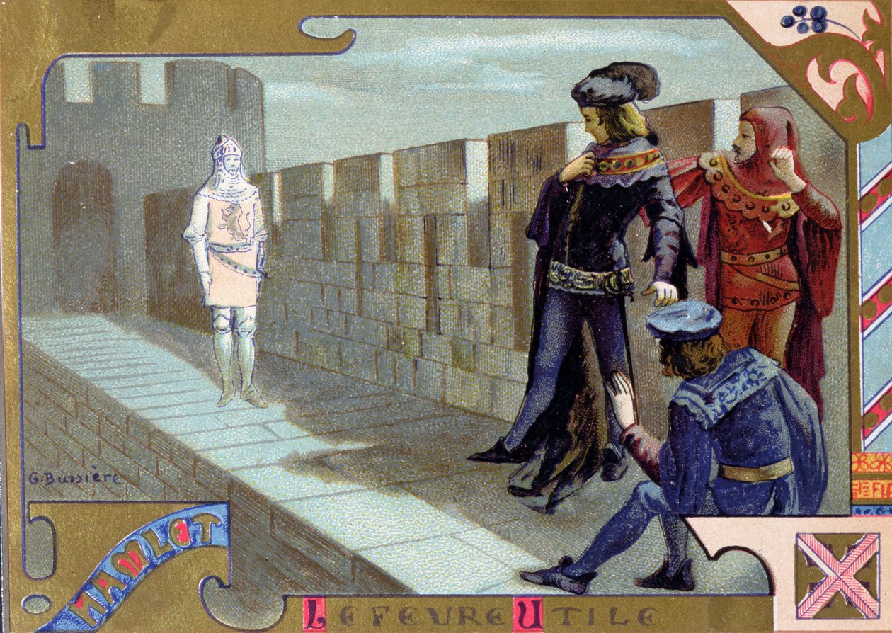 The Ghost of the King zjevuje se Hamletovi, scéna z prvního dějství 