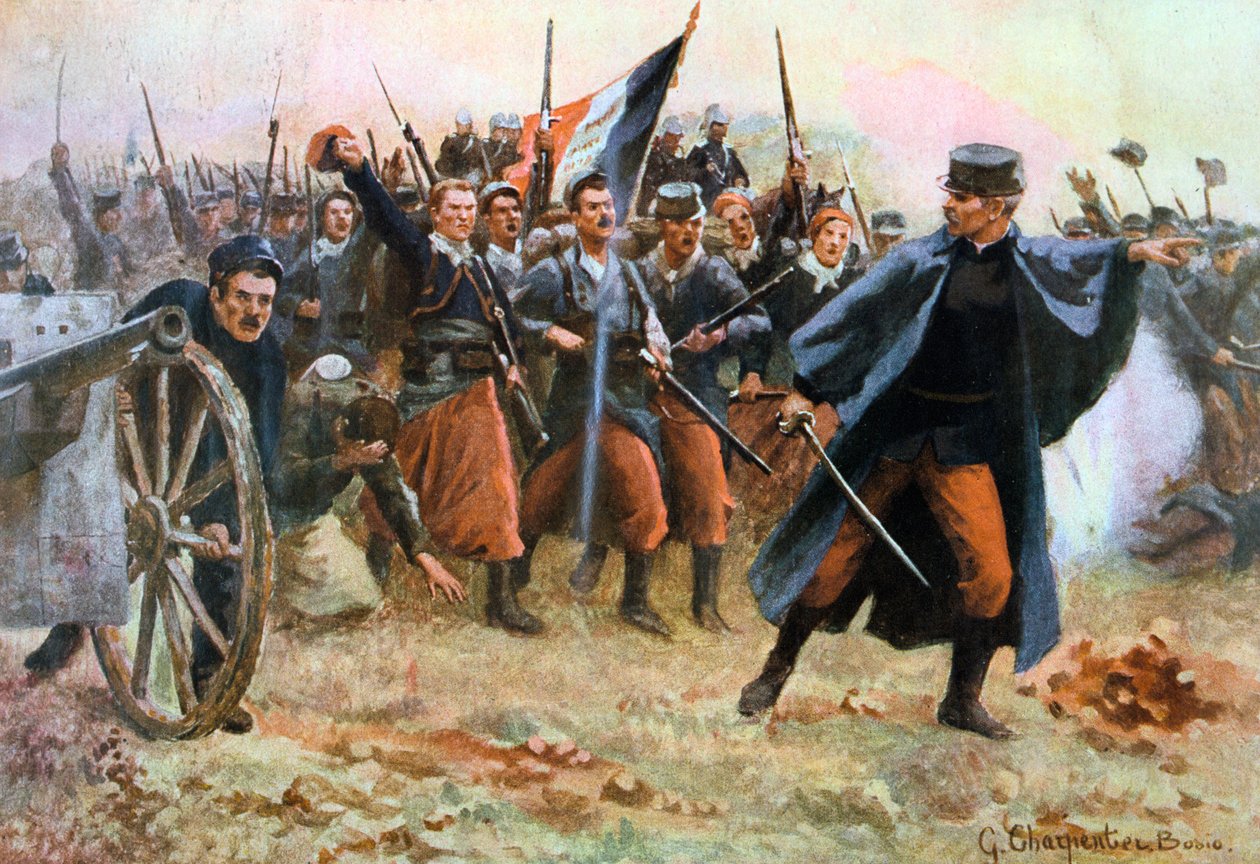 Ty z roku 1914: Facing the Barbarians, Francie, 1914. od Gaston Charpentier Bosio