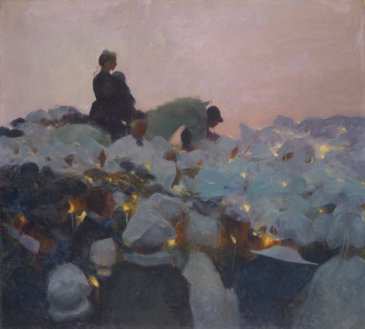 Pardon v Bretani od Gaston La Touche